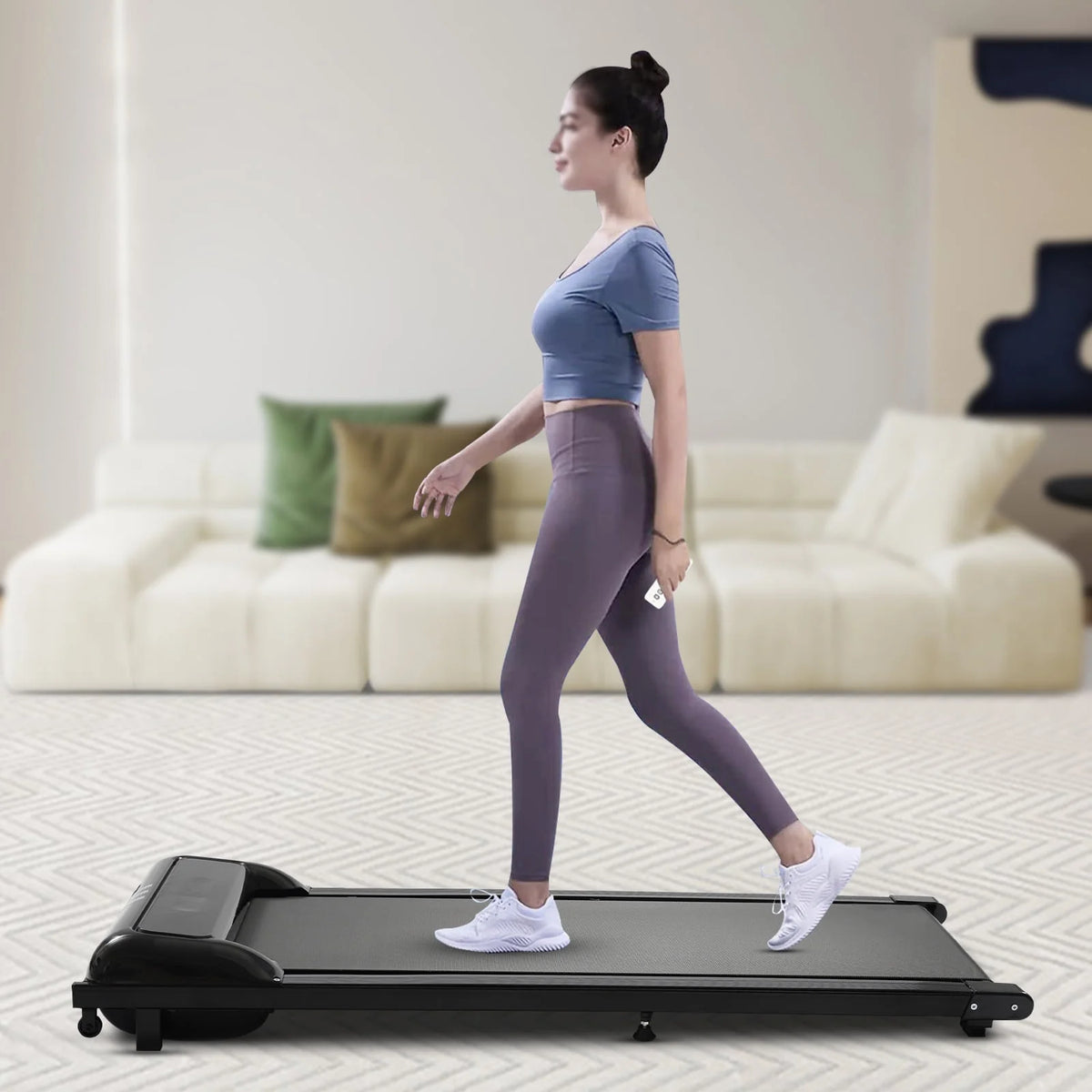 2.25HP LED Treadmill Black C358