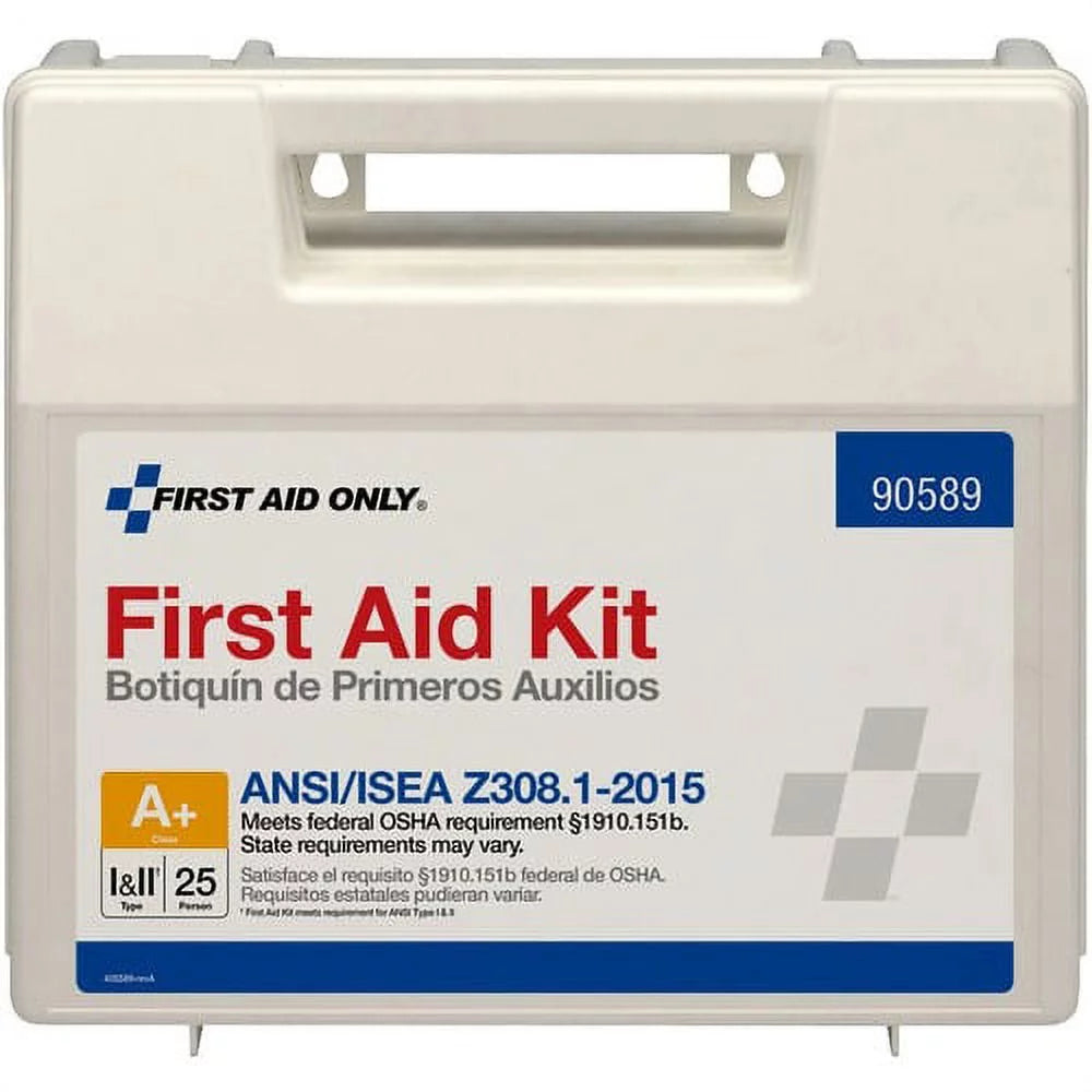 25-Person Bulk Plastic First Aid Kit Q587622