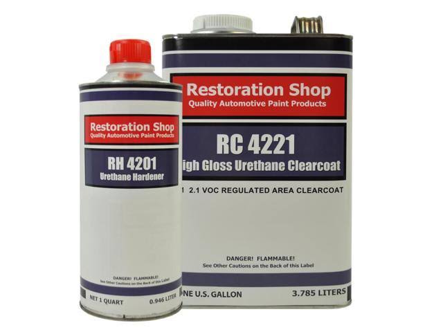 Fern Green Metallic Urethane Basecoat Clearcoat Car Auto Paint Medium Gallon Kit E31053