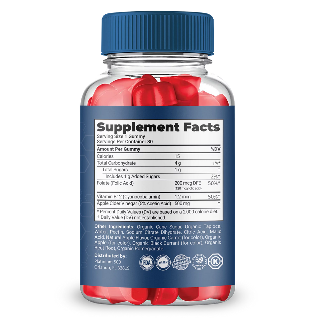 Keto ACV Gummies Dietary Supplement (2 Bottles) X267049