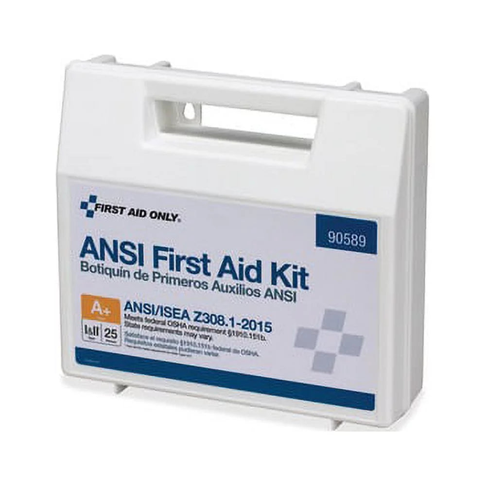 25-Person Bulk Plastic First Aid Kit Q587622