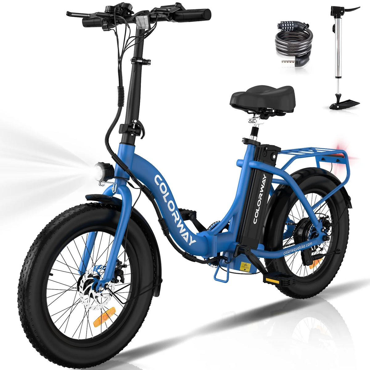 20x3.0 Fat Tire Electric Bicycles 12Ah 36V 500W N796637
