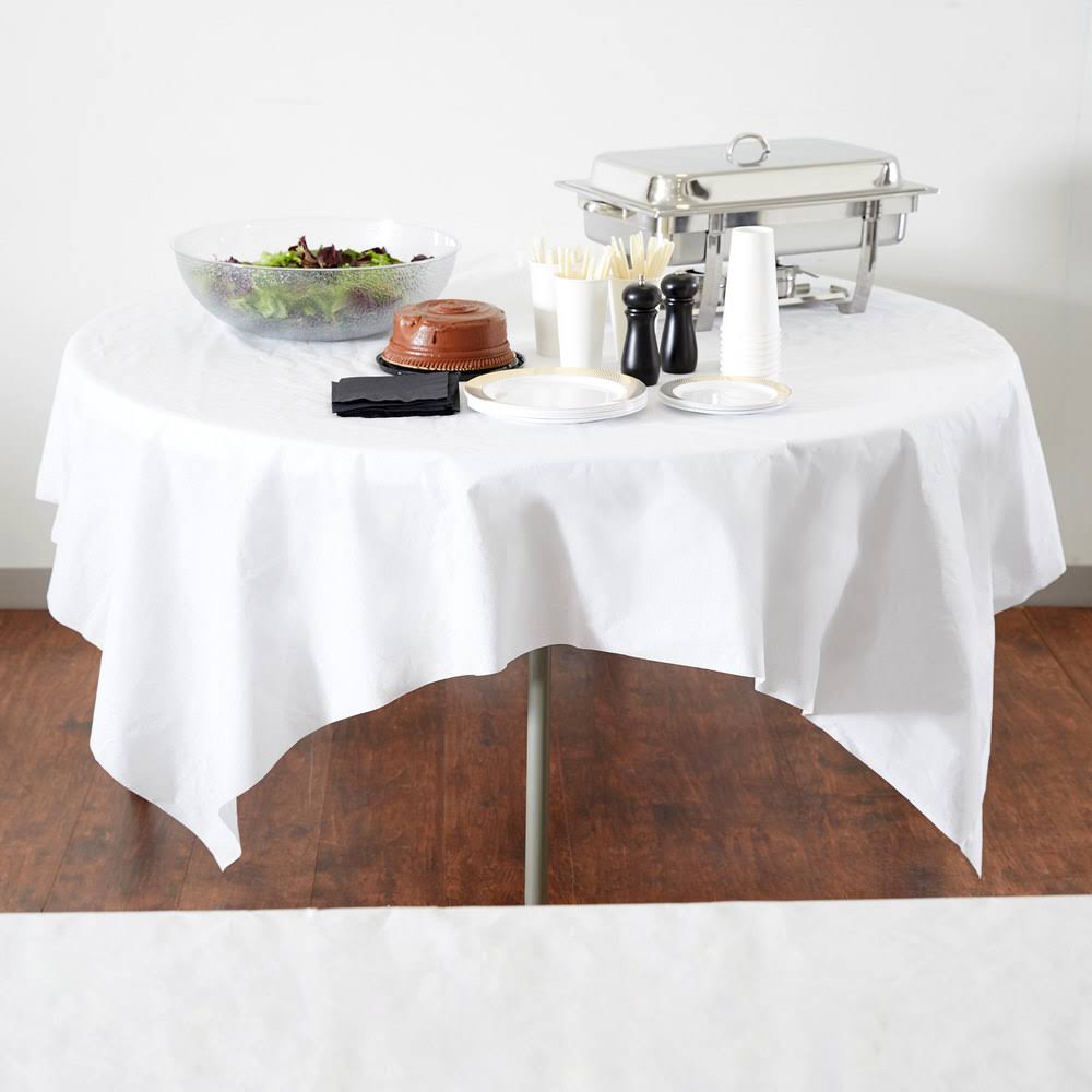 White Table Cover 24/Case P84093