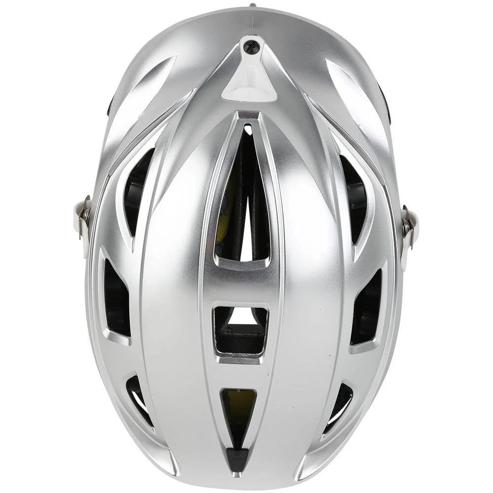 Lacrosse Helmet Black Cage in Silver J18652
