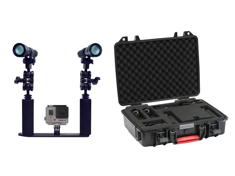 Dive Lights Video Light & Tray Kit with Hard Case M151