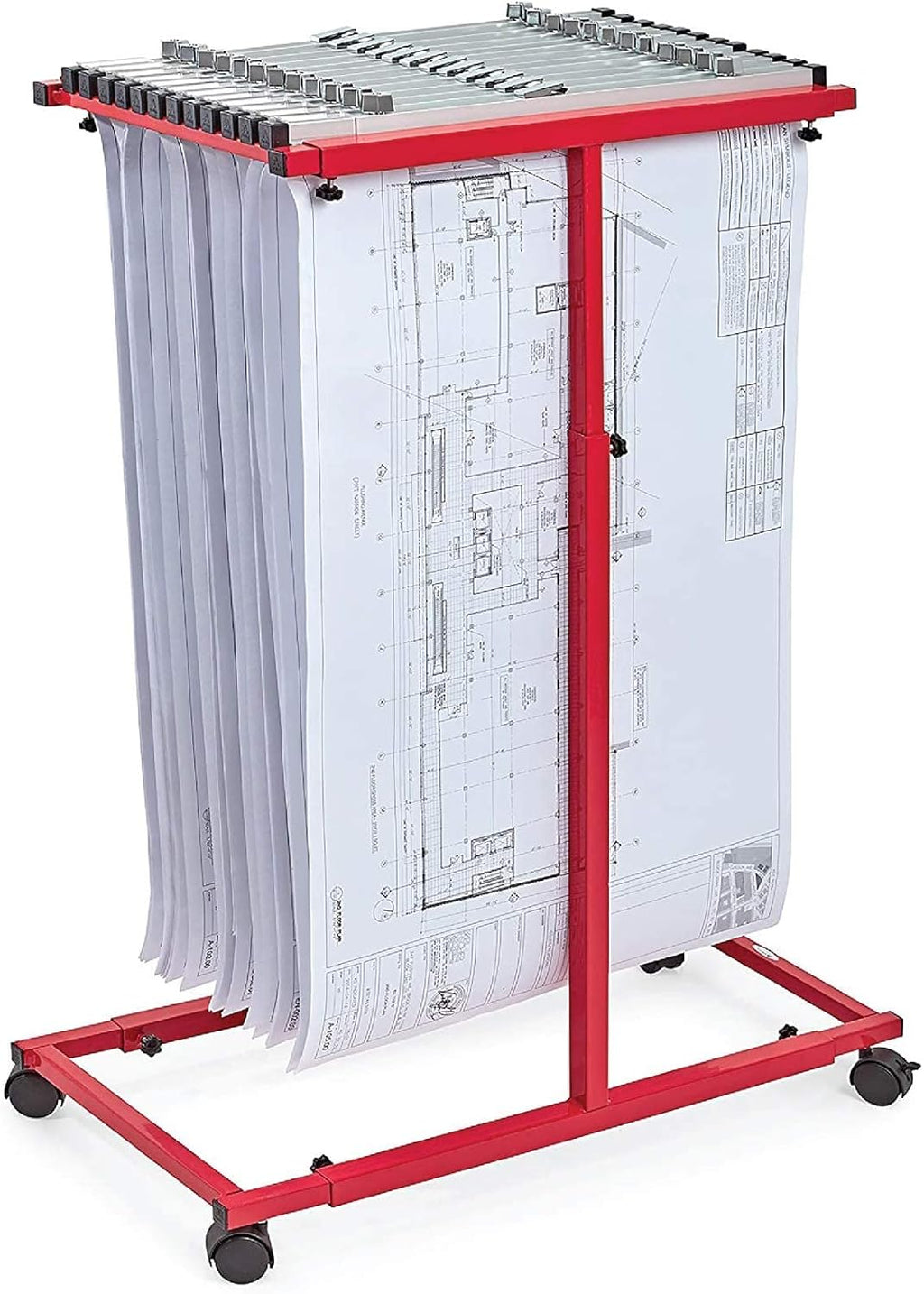 Adjustable Vertical Blueprint Storage Rack D8150