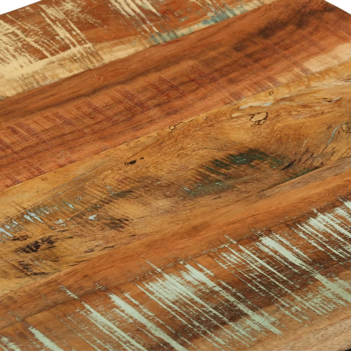 Solid Reclaimed Wood Side Table C28650