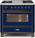 Blue Dual Fuel Propane Gas Range B805365