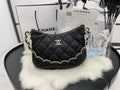 Black Hobo Handbag A212