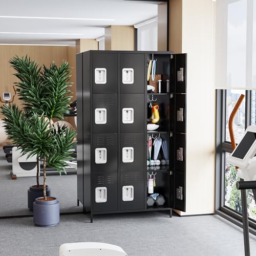 12 Door Light Gray Metal Storage Locker Z4423