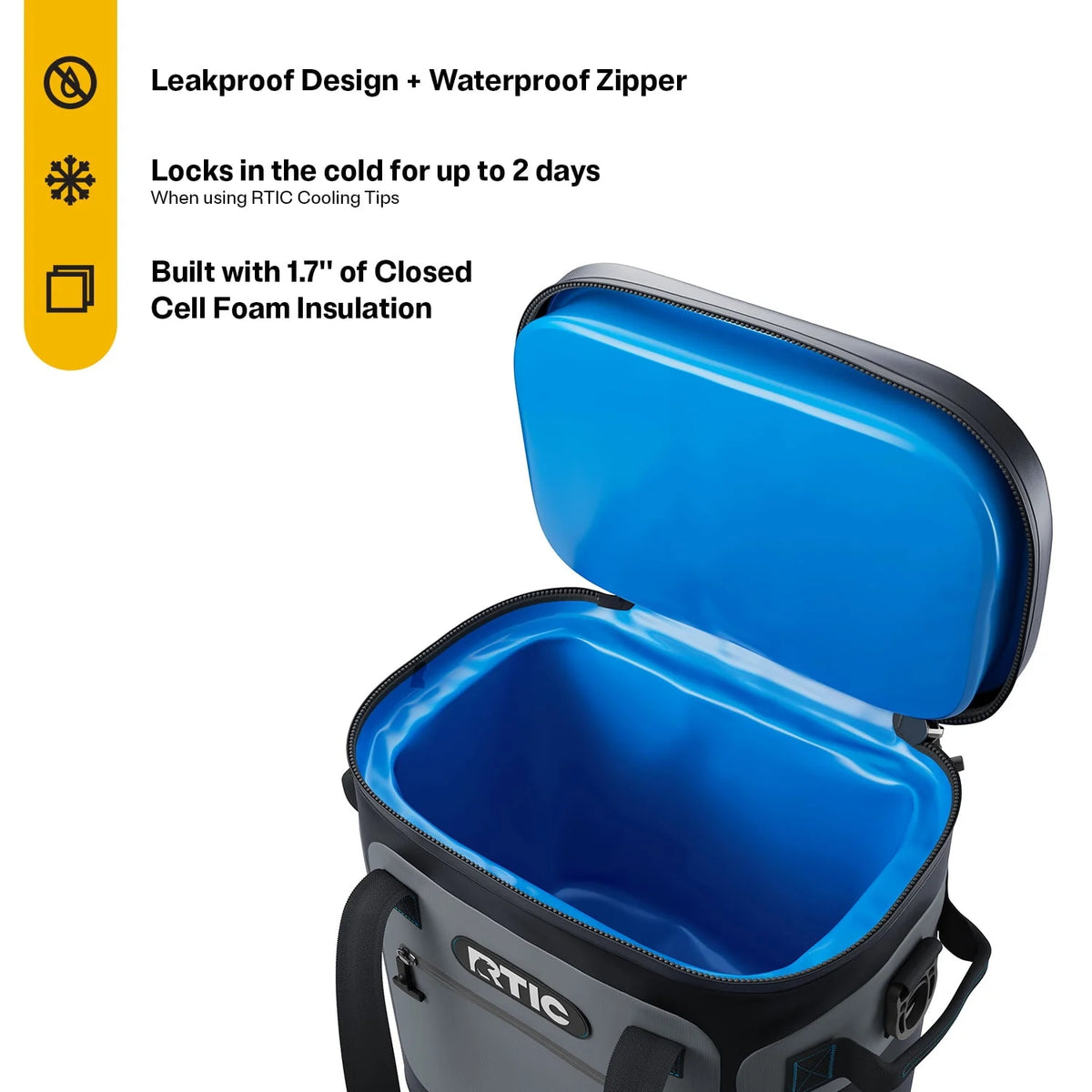 20 Can Soft Pack Cooler with Waterproof Zipper U778
