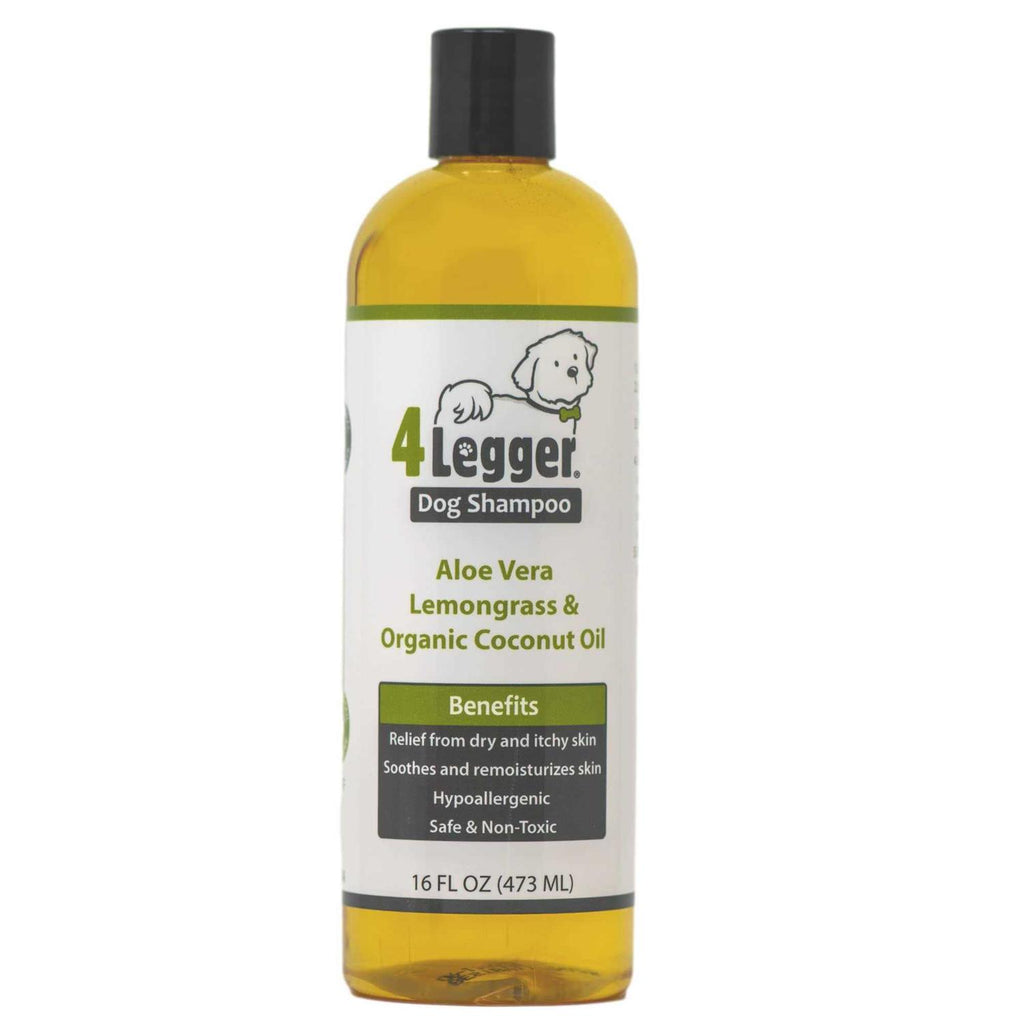 Certified Organic Hypoallergenic Dog Shampoo with Aloe and Lemongrass D740918