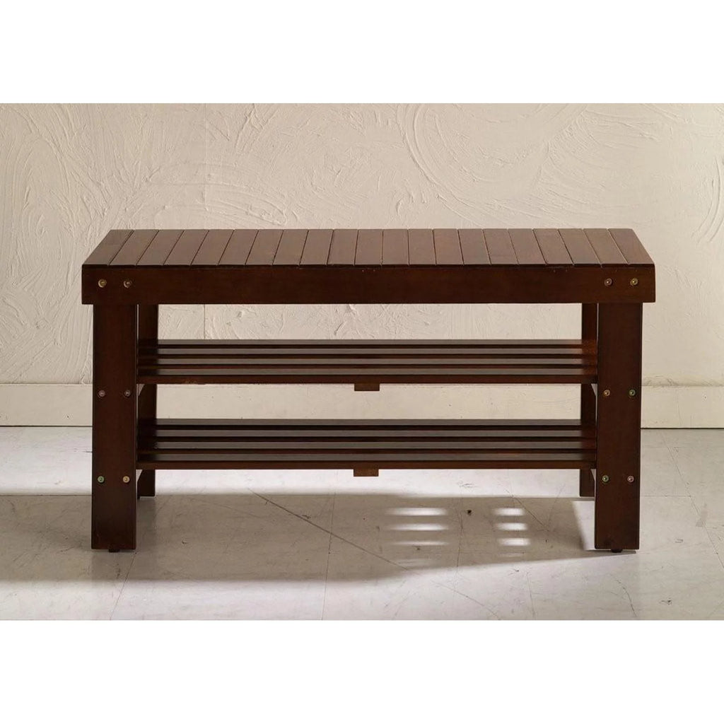 Solid Wood Storage Shoe Bench Y750