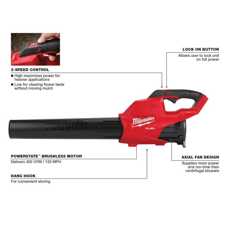 18V Lithium-Ion Brushless Cordless Combo Kit with 5.0 Ah Batteries 7-Tool & Cordless Blower W893