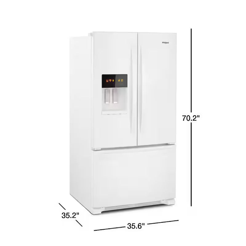 French Door Refrigerator in White E8817