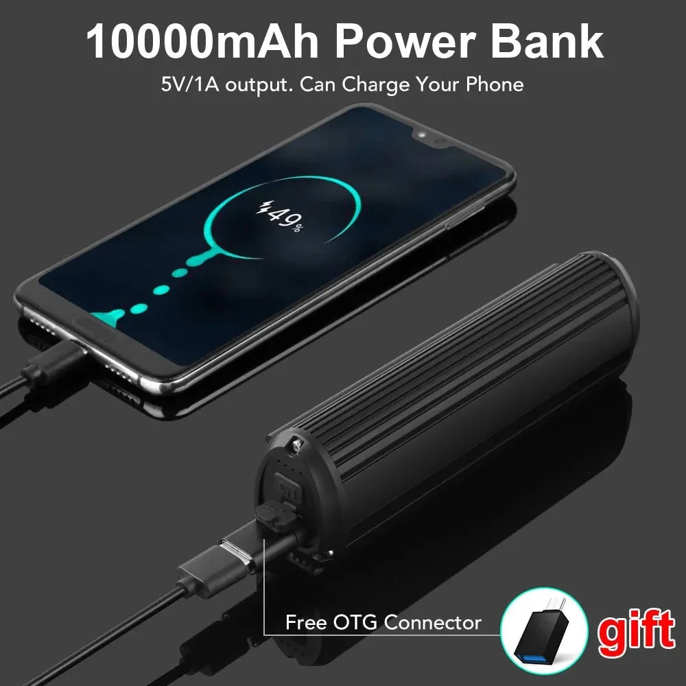 Waterproof 10000mAh 6000Lumen Bicycle Light S56197