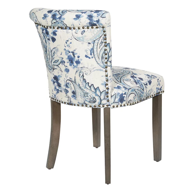 Paisley Blue Dining Chair H1165