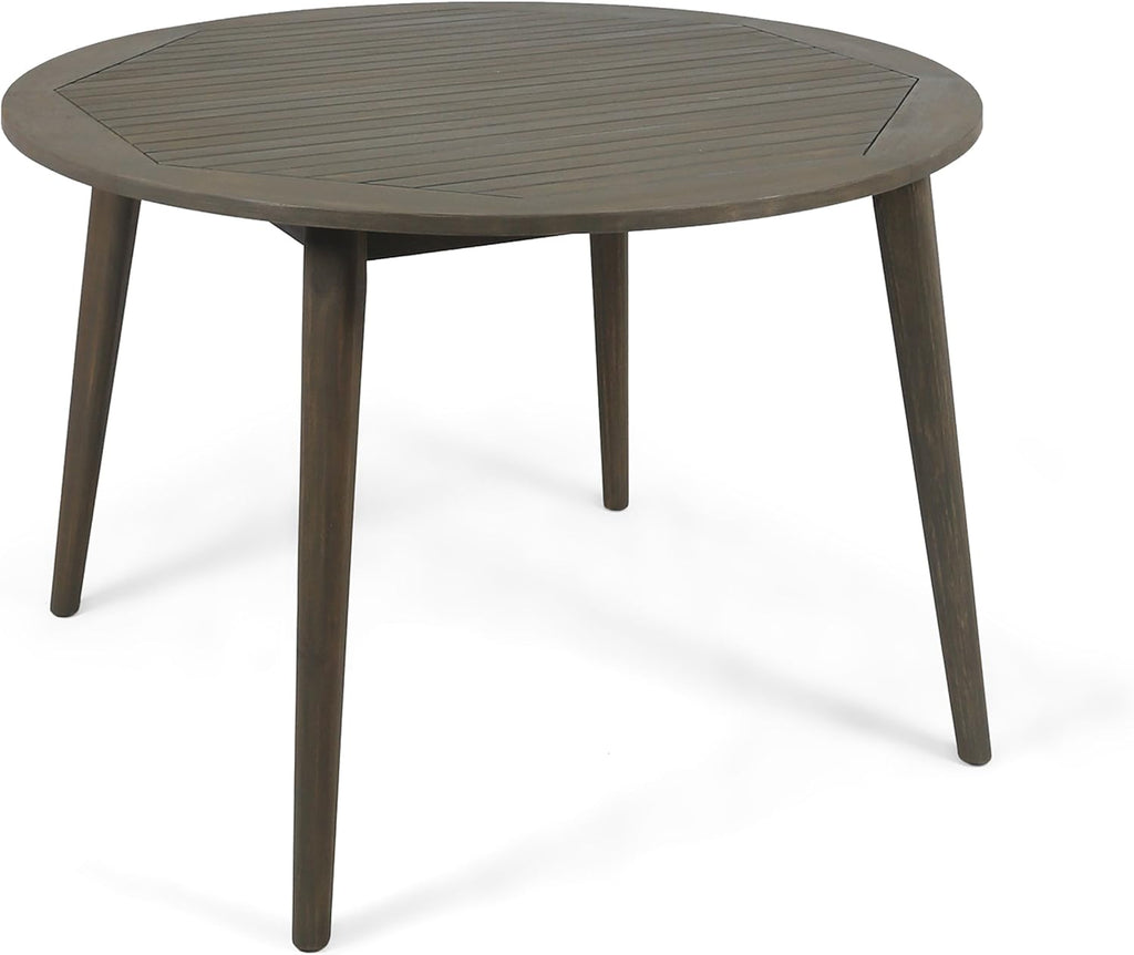Acacia Wood Round Dining Table U612728