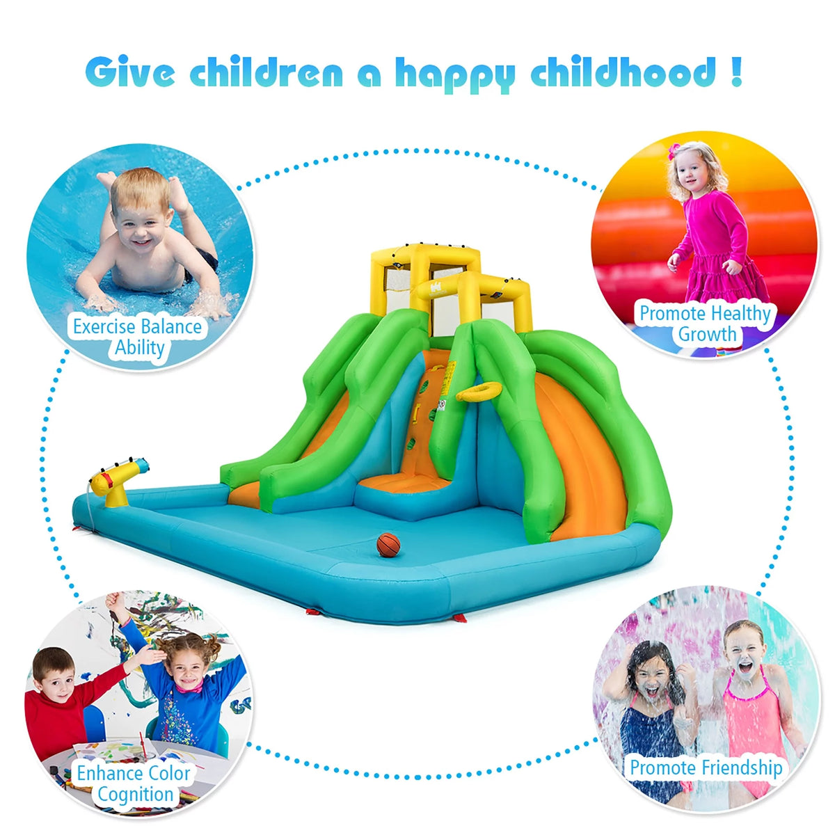 Inflatable Water Slide O76710