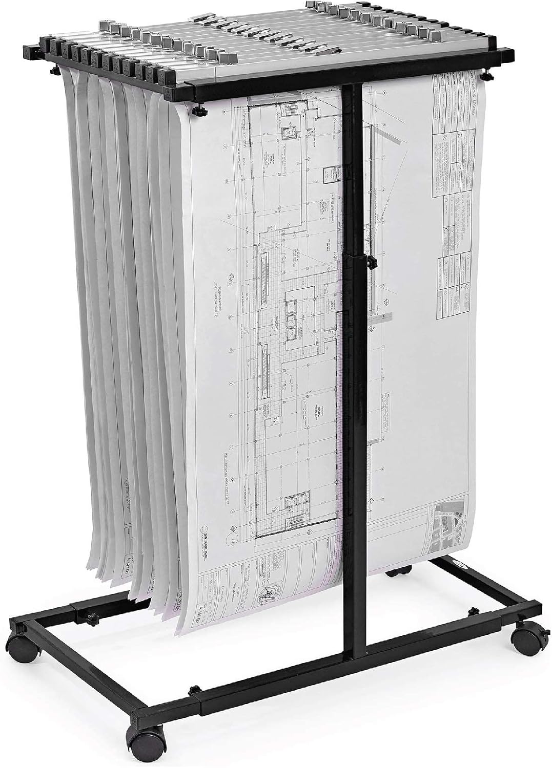 Adjustable Vertical Blueprint Storage Rack D8150