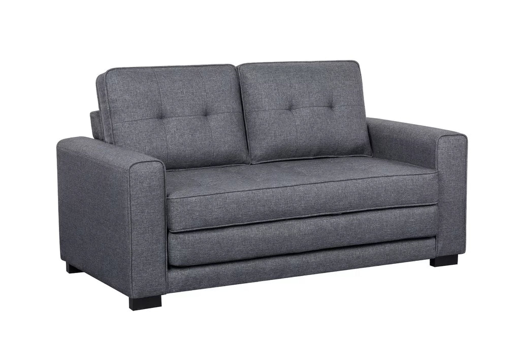Convertible Sleeper Loveseat Dark Gray G618