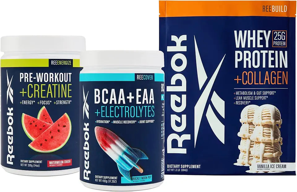 Pre-Workout, BCAA + EAA, Whey + Collagen Bundle V916