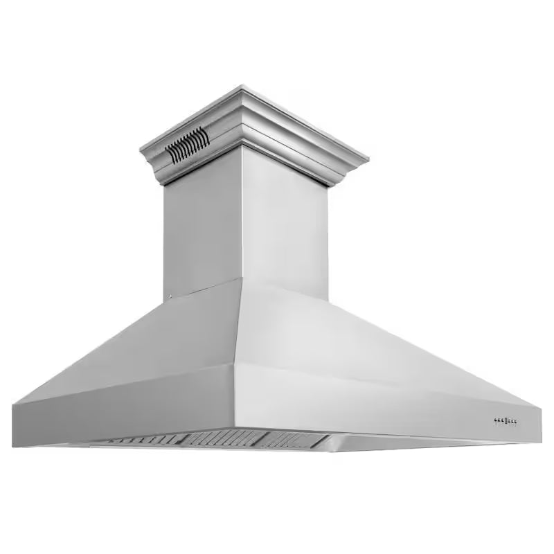48 in. 700 CFM Wall Mount Range Hood in Stainless Steel U713368