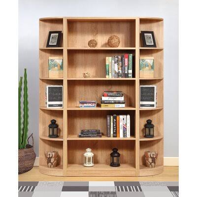 71x22 H 55x22 W Library Bookcase Weathered White F7235