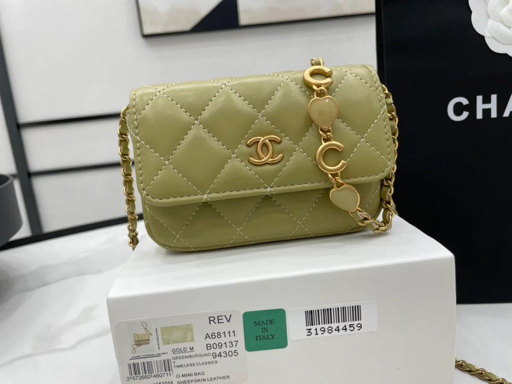 Green Mini Flap Bag J677150