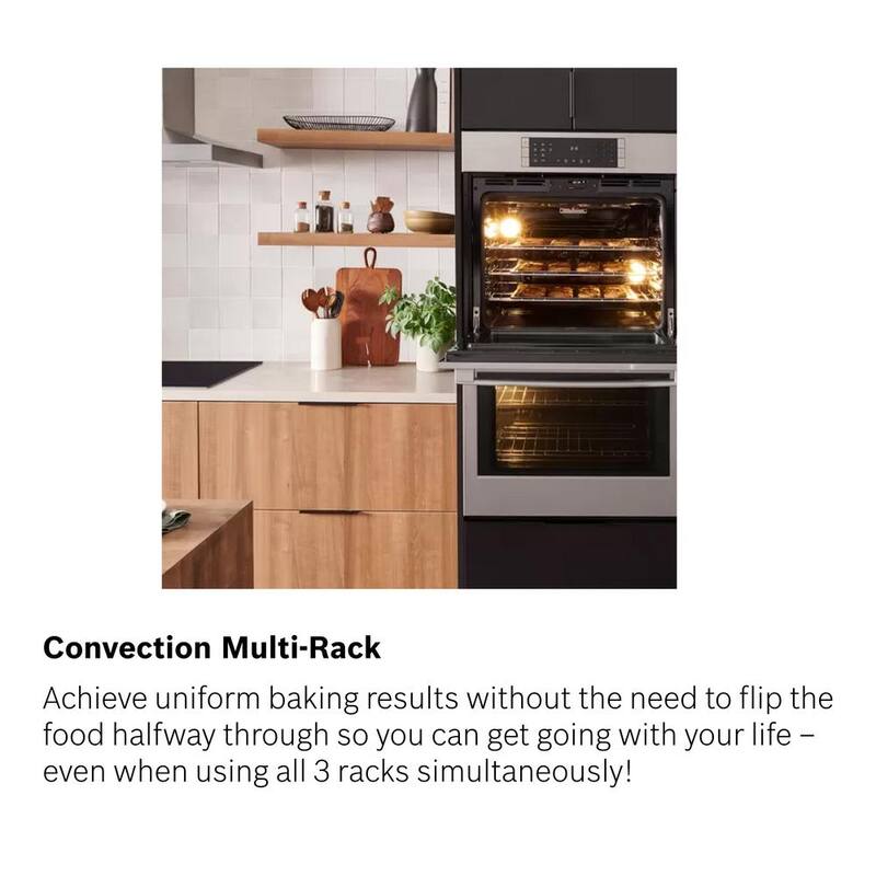 30 in Built-In Electric Convection Wall Oven and Microwave in Stainless Steel C810