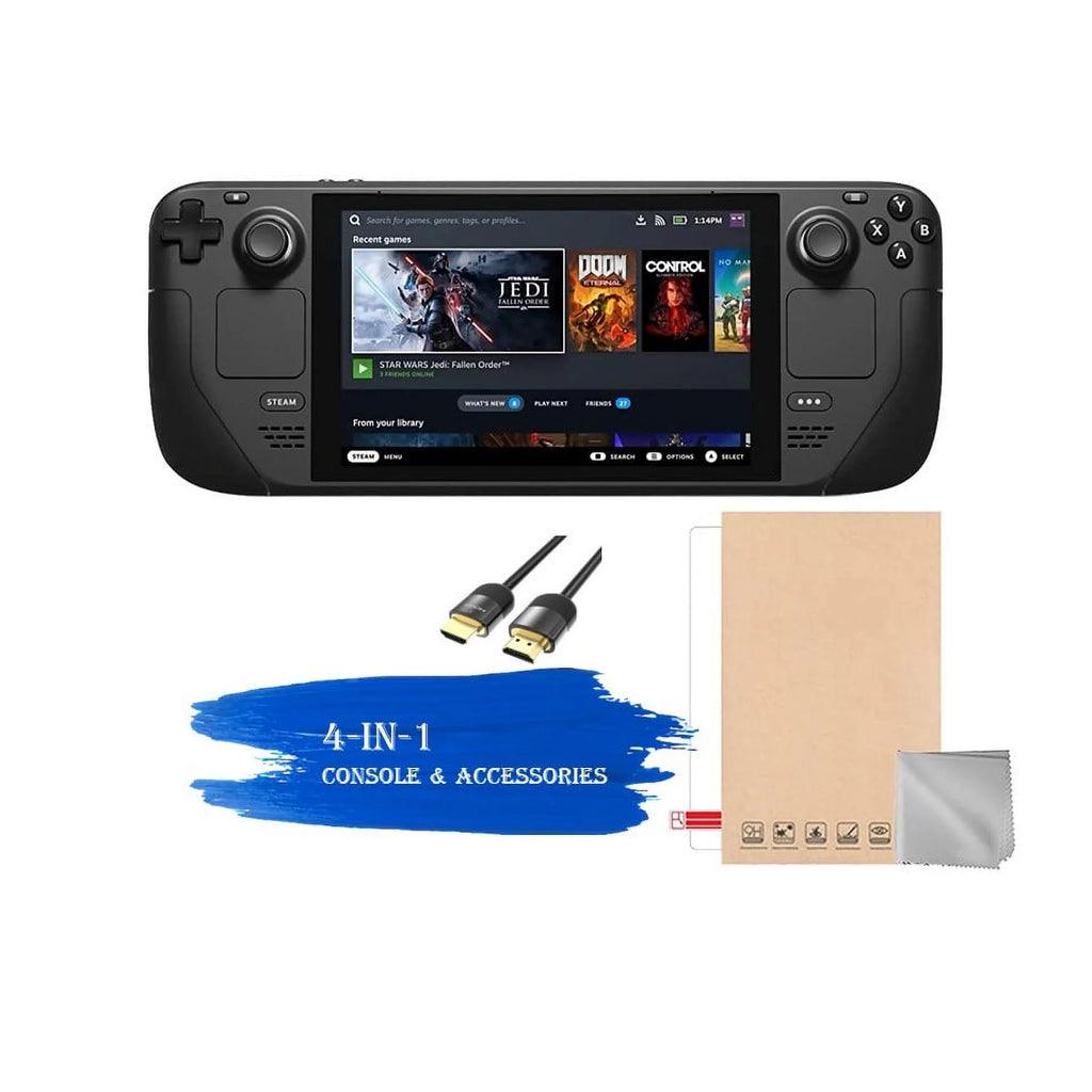 256GB Handheld Console with HDMI Cable, Lens Cloth, Screen Protector G803189
