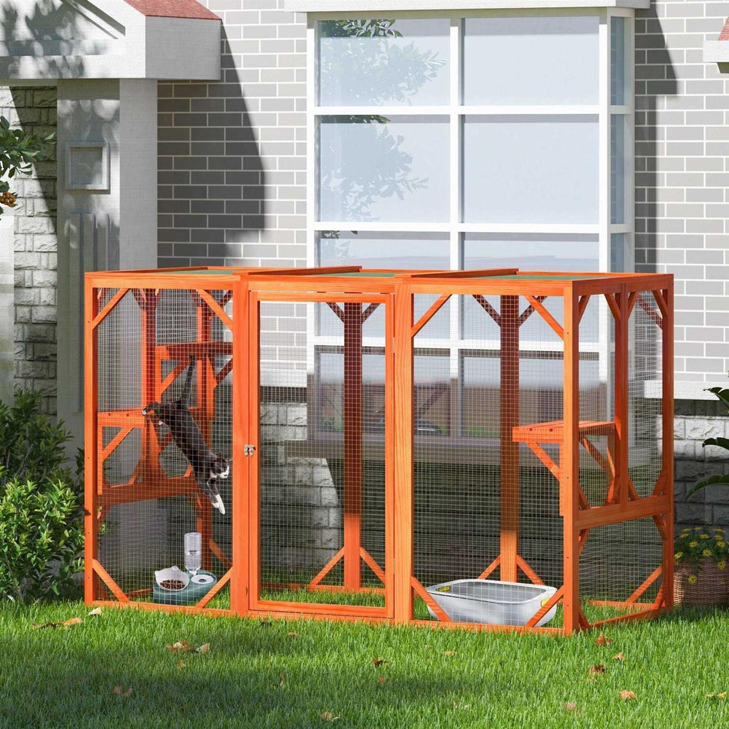 Outdoor Cat Enclosure Playpen Catio B55295