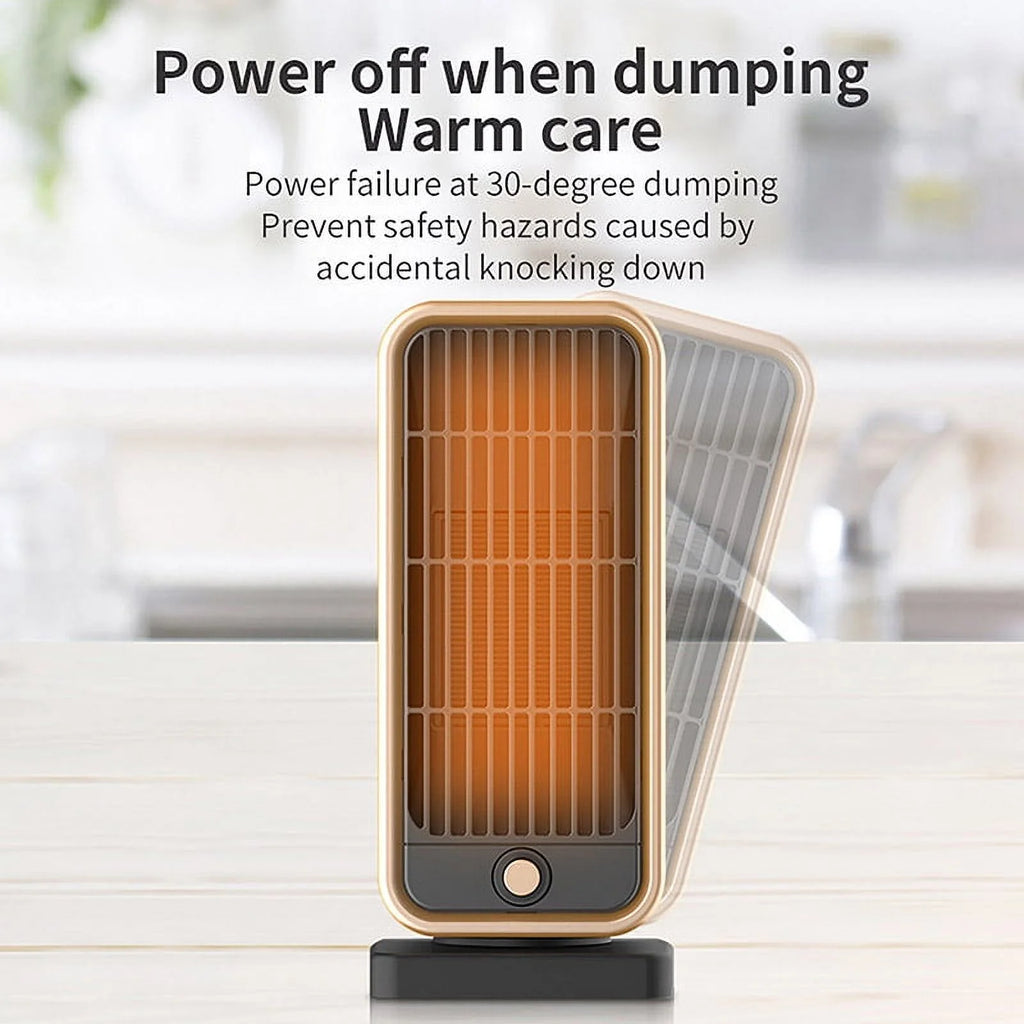 500W Ceramic Electric Heater with Overheat Protection Z49479