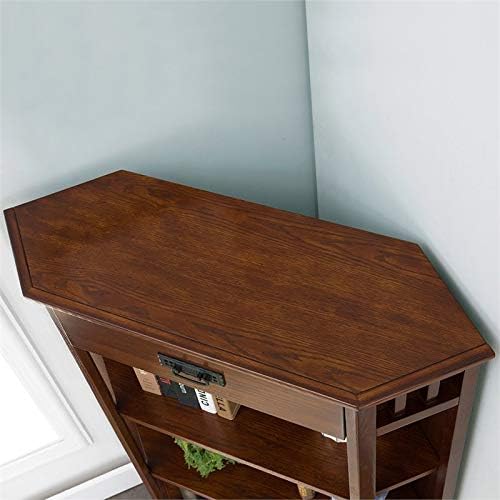 Mission Oak 3 Shelf Corner Bookcase R8270
