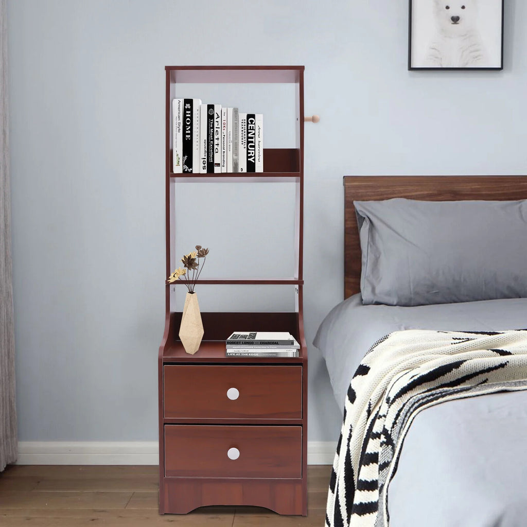 Tall Nightstand with 2 Drawers R70240