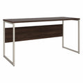 Black Walnut Computer Desk with Metal Legs M504669
