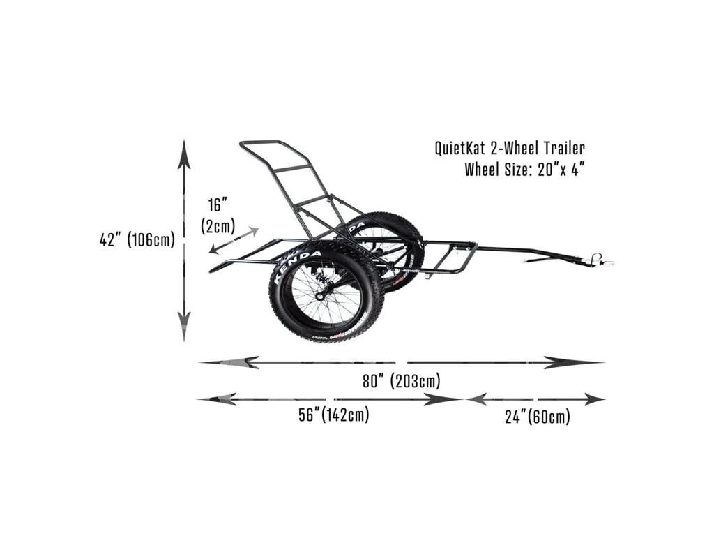 Black 2 Wheel Cargo Cart Z5390