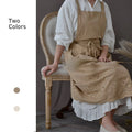 Cotton Linen Openwork Apron S430