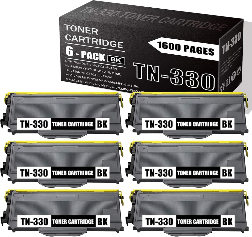 6 Pack Black Toner Cartridge S3461