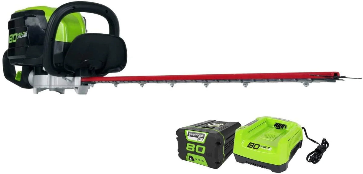 80V 26-inch Cordless Brushless Hedge Trimmer with Battery & Charger K1212