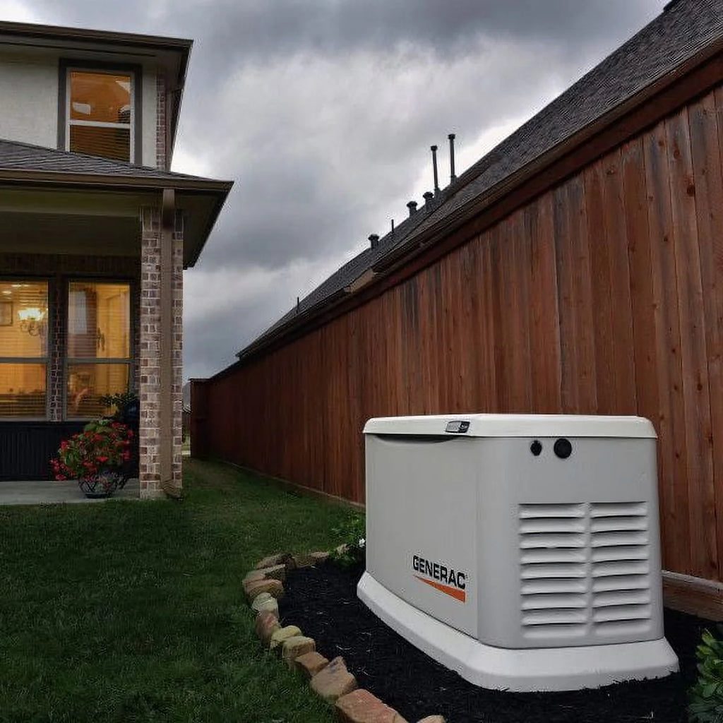 22 KW Air Cooled Home Standby Generator with 200 Amp Transfer Switch X8704