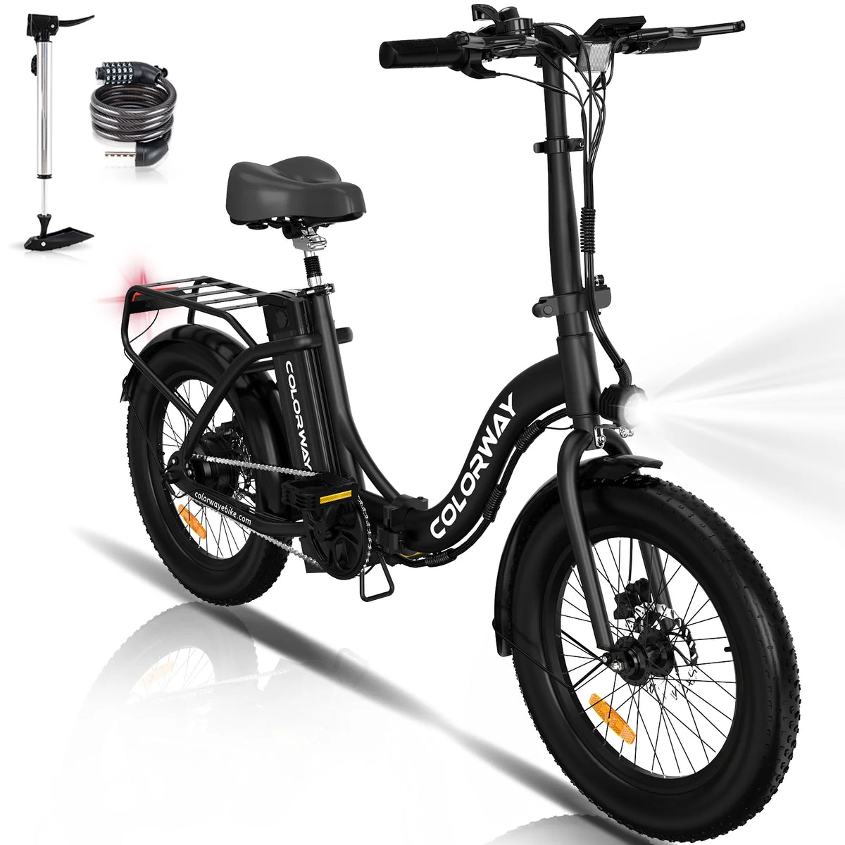 20x3.0 Fat Tire Electric Bicycles 12Ah 36V 500W N796637