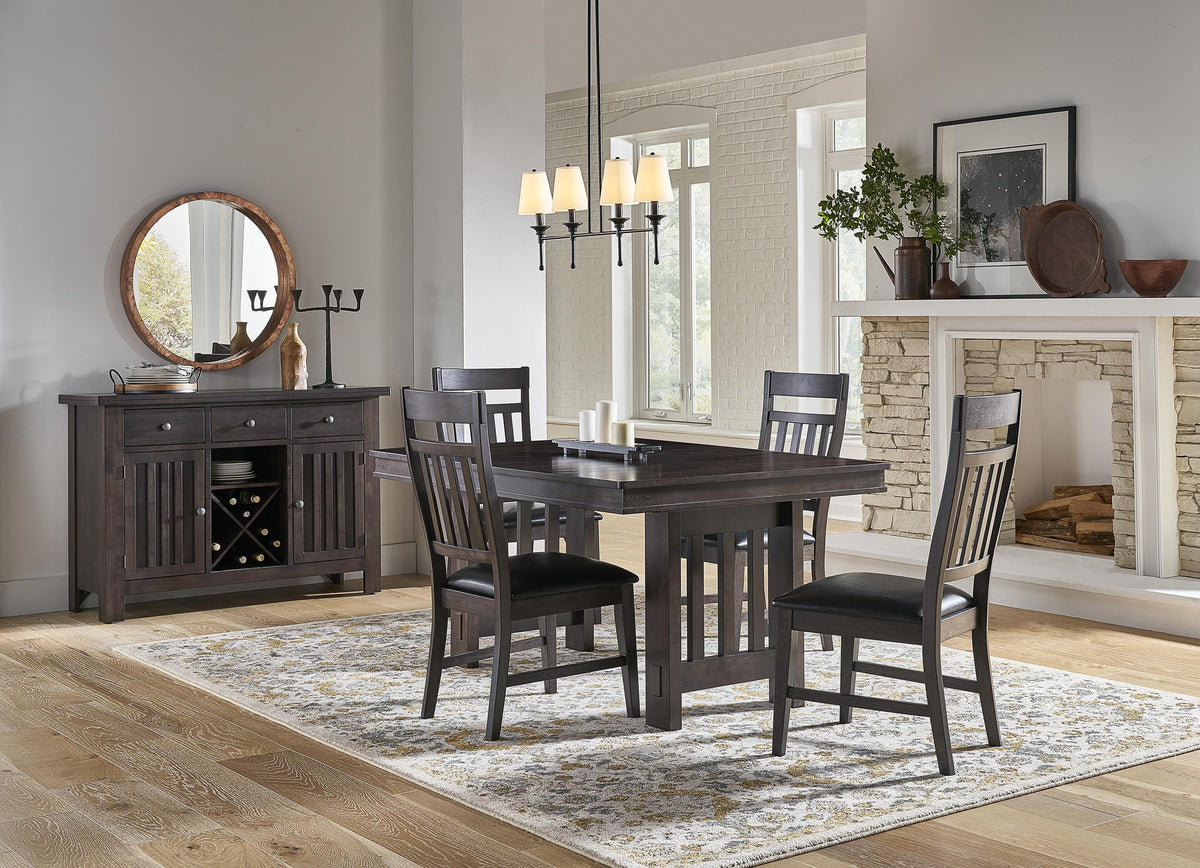Warm Grey Trestle Table W68602