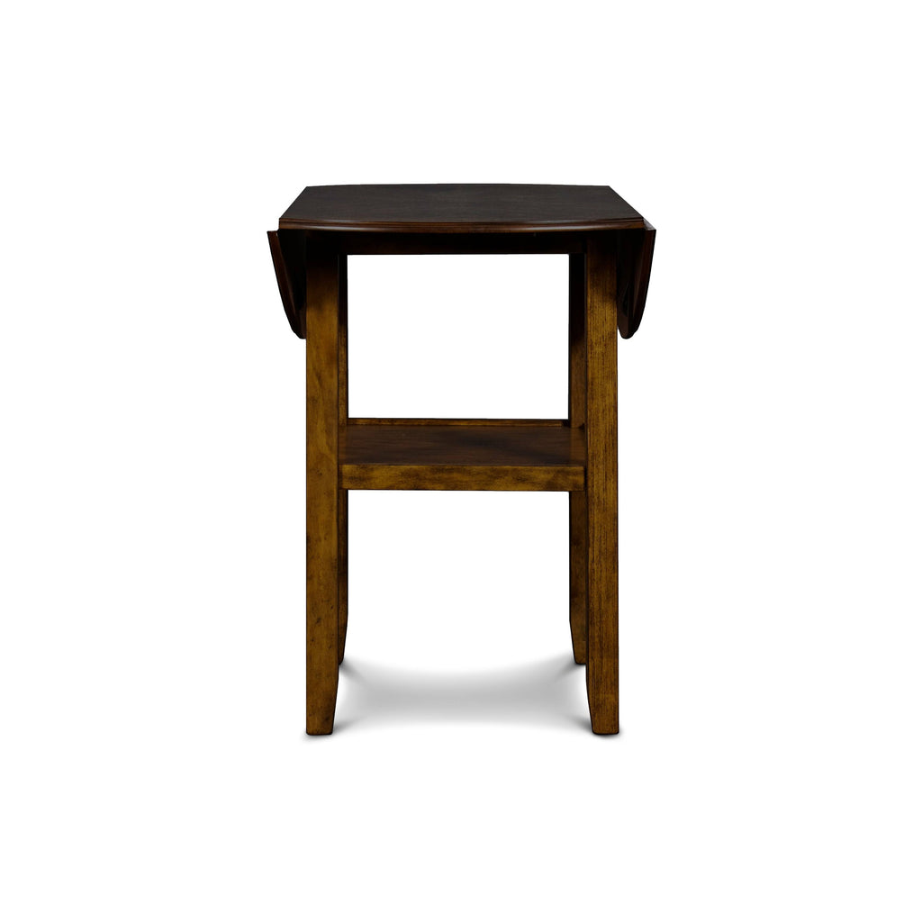 Brown 42x22 Drop Leaf Table with 2 Chairs S1423