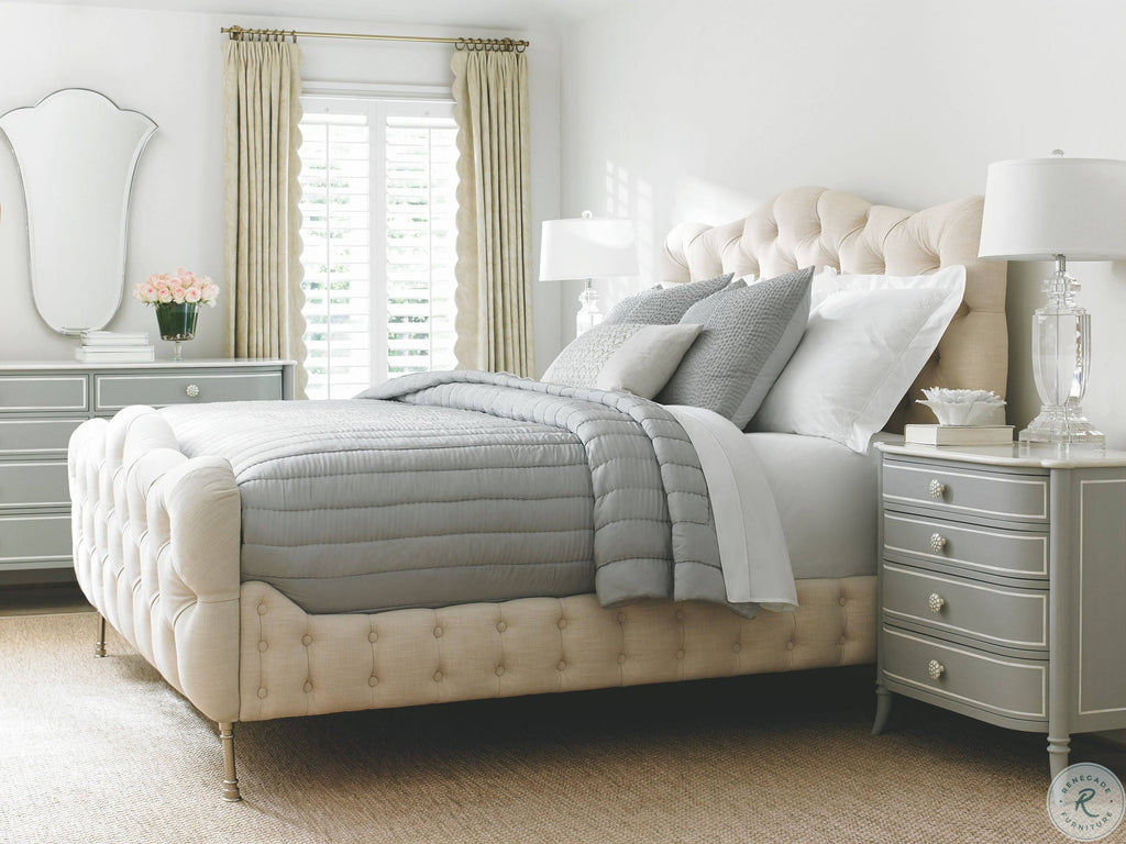 Gray Four Drawer Nightstand H8700