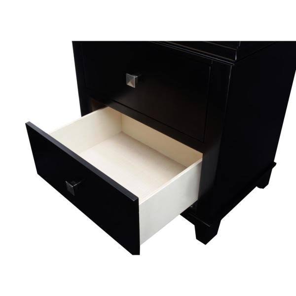 Brown 2-Drawer Nightstand M75514