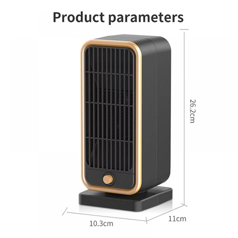 500W Ceramic Electric Heater with Overheat Protection Z49479