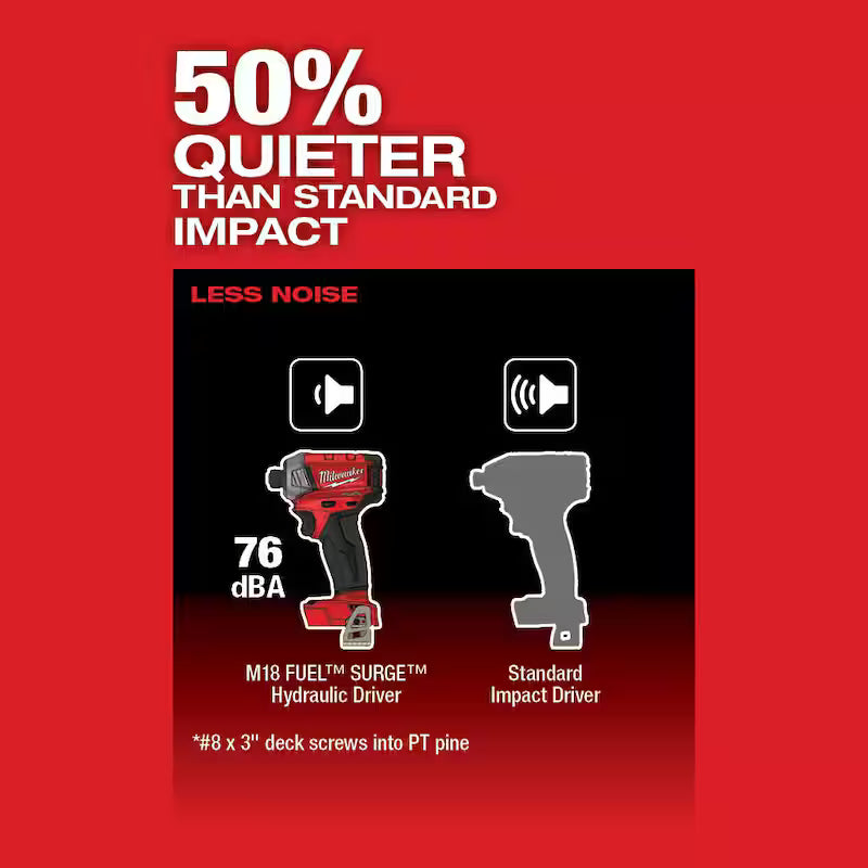 18V Lithium-Ion Brushless Cordless 1/4 in. Hex Impact Driver M386082