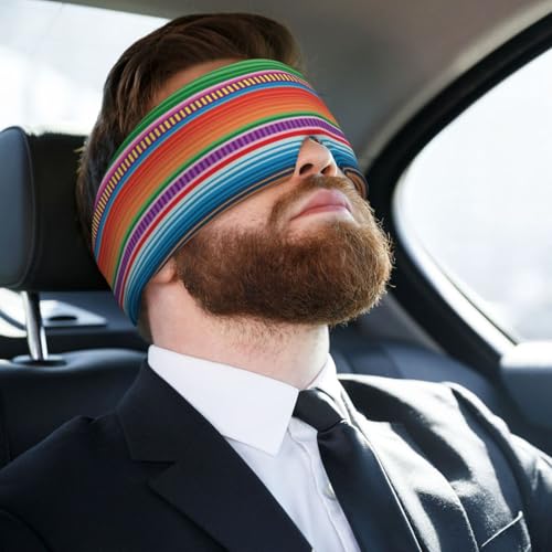 Buffalo Check Red and Black Plaid Blackout Sleep Eye Masks B68986