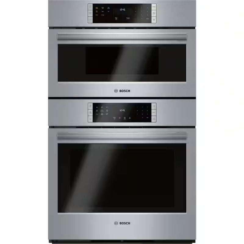 30 in Built-In Electric Convection Wall Oven and Microwave in Stainless Steel C810